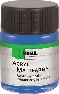 Produktbild von KREUL Acryl Mattfarbe Enzianblau 50 ml
