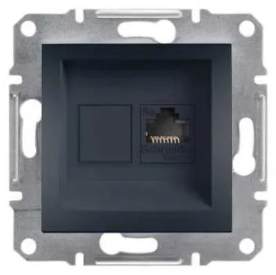 Image de Schneider Electric AMEPH4300171 Asfora RJ45 anthracite prise de données