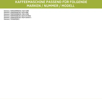 Produktbild von Siemens 00637471 Milchschlauch für EQ9 EQ500 TI9... TQ5... Kaffeevollautomaten