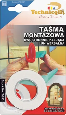 Obrázok produktu pre Obojstranná Montážna Páska 1,5 M/19 Mm - Tq T-693