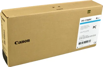 Produktbild von Canon PFI-1700PC, Foto zyan, Tinte auf Farbstoffbasis, 700 ml