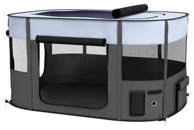 Produktbild von PawHut Welpenauslauf Welpenlaufstall faltbar Laufgitter Indoor und Outdoor