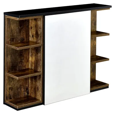 Produktbild von Wandschrank für das Badezimmer 64 x 80 x 20 cm mit Spiegeltür und 3 Ablagen