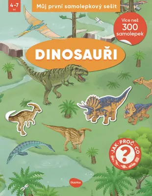 Obrázek produktu pro Můj první samolepkový sešit Dinosauři