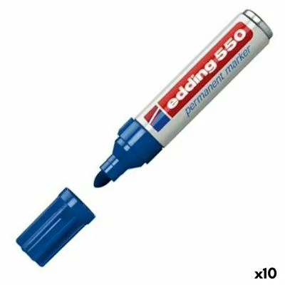 Produktbild von Edding 4-550 003, Blau, Meißel, Blau, Weiß, Kunststoff, 3 mm, 4 mm