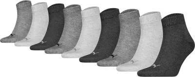 Produktbild von PUMA Uni Quarter Socken, 9er Pack - Quarter Plain ECOM 9P, Logo, einfarbig Grau 43-46