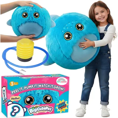 Zdjęcie produktu dla Pluszowa Piłka do Skakania BigCutePet Maskotka 50cm + Pompka