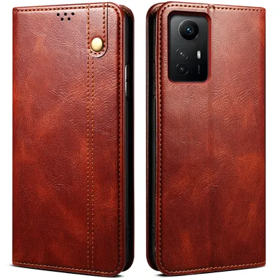 Obrázek produktu pro Pouzdro pro Xiaomi Redmi Note 12S, kožené flip pouzdro peněženka s funkcí stojánku červené