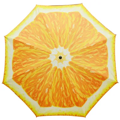 Produktbild von Sonnenschirm - orange Fruchte - 180 cm - UV-Schutz