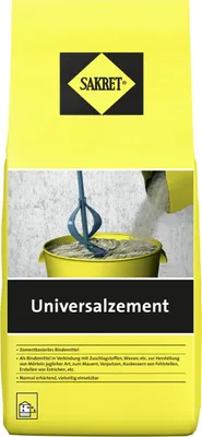 Produktbild von SAKRET Universalzement 5 kg Beutel grau