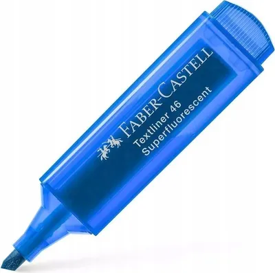 Produktbild von FABER-CASTELL Textmarker TL 46 Superfluor blau