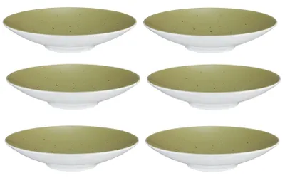 Produktbild von 6 x Coupschale Tiefe Schüssel Oliv 26cm COUNTRY LIFE Seltmann Weiden Serie Coup Fine Dining