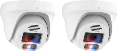 Zdjęcie produktu dla Kamera bezpieczeństwa, wysoka rozdzielczość 8 MP, inteligentny noktowizor IR, 2 kamery 8 MP CAM B