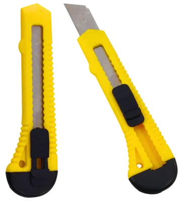 Imagen del producto de Cuchillo Segmentario Para Papel Carton Amarillo 13 Segmentos 20mm