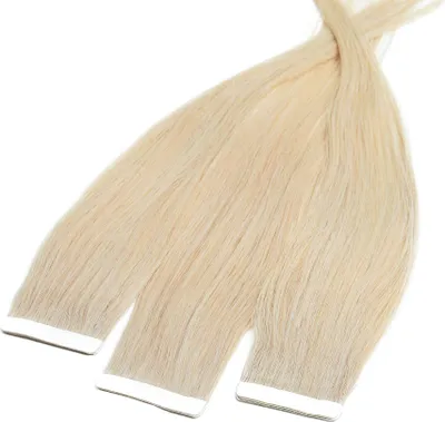 Obrázok produktu pre Tape Extensions Pravé vlasy #10/1 Svetlo-jasne blond popolavé