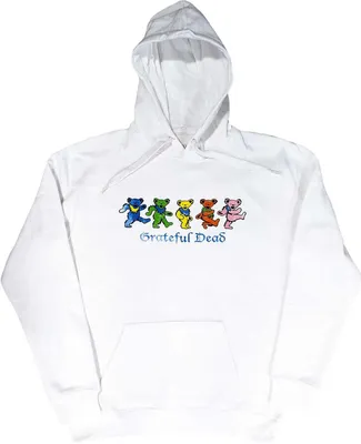 Obrázek produktu pro Grateful Dead - Mikina s kapucí pro muže/dámy Uni RO5025 (L) (Bílá)