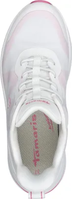 Produktbild von Tamaris Damen Sneaker Textil Mesh Vegan 1-23786-45, Größe:39 EU, Farbe:Weiß