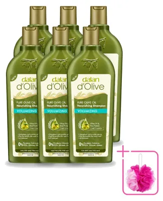 Zdjęcie produktu dla 6 x Szampon Dalan d'Olive "Extra Volume" dla włosów cienkich i delikatnych, 400 ml - zestaw ekonomiczny - 6 sztuk