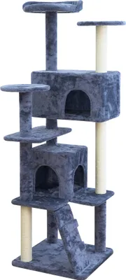 Produktbild von Aga Kratzbaum für Katzen 127 cm Grau-Weiß