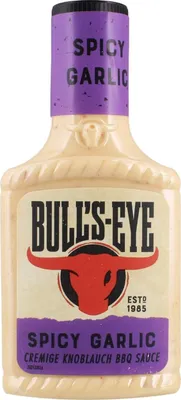 Immagine prodotto di Salsa BBQ all'aglio piccante Bull's Eye 300ml