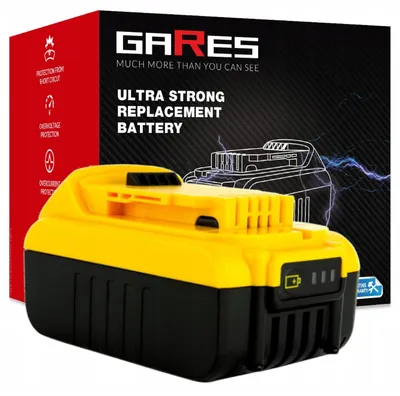 Produktbild von Gares Akkupack zum Zellentausch für DeWalt XR DCB181-XJ DCB140 DCB181 DCN692N DCB201 | 18 V 4 Ah Li-Ion | Ersatz-Zellenpack für Werkzeugakkus | Profi-Qualität Gares®