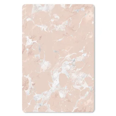 Produktbild von MuchoWow® Mauspad Mousepad Marmor - Adern - Weiß 40x60 cm - Mousepads - Maus Mat - Pad - Mausunterlage - Schreibtisch Accesoire