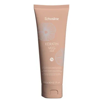 Produktbild von echosline Haarmaske 300ml intensiv regenerierend für gefärbtes und chemisch behandeltes Haar mit Keratin