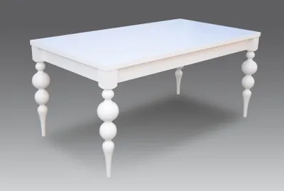 Image de Table de salle à manger Tables de réunion Table de bureau Table de conférence 90X160/215cm