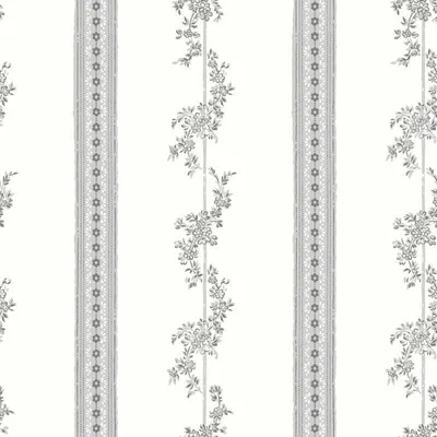 Zdjęcie produktu dla Borastapeter Tapeta kwiaty beżowymIszarym - 660046 - 53 cm x 10.05 m