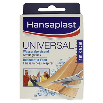 Produktbild von Hansaplast Universal Pflaster Wasserabweisend 1m x 6cm