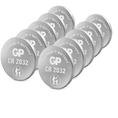 Produktbild von CR2032 GP Lithium Knopfzelle 3V 10 Stück