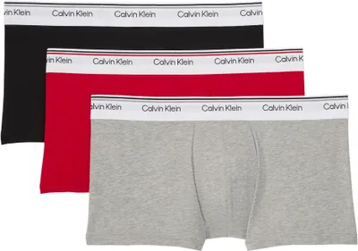 Obrázok produktu pre Calvin Klein, pánske 3-dielne balenie boxeriek typu "trunks", nízky pás, viacfarebné (Em)
