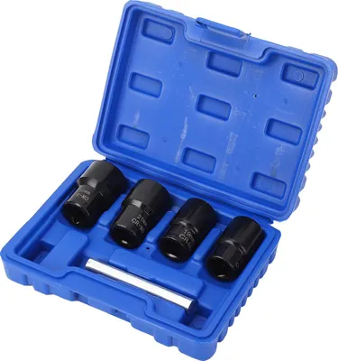 Obrázek produktu pro 5 ks sada zástrčných nástrčných hlavic s aretací matice kola Vytahovač šroubů 17 mm 19 mm 21 mm 22 mm zásuvka