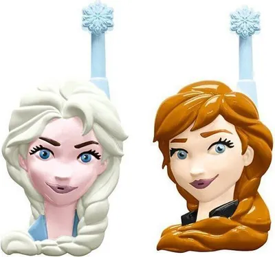 Obrázek produktu pro Walkie-talkie, dosah 500 m, design La Reine des Neiges 3D, 2 kanály, s klipem na opasek