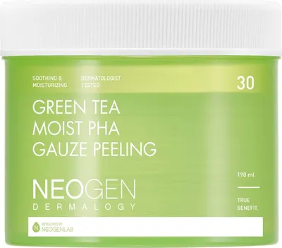 Produktbild von Neogen - Green Tea Moist PHA Gauze Peeling, 190ml/30EA