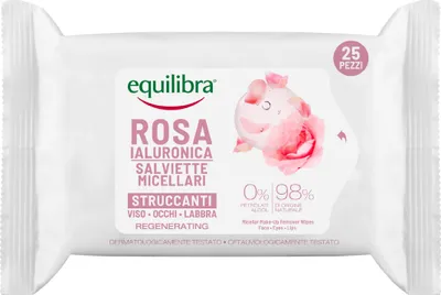 Produktbild von Equilibra Mizellen Abschminktücher 25 Stück
