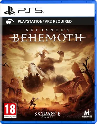 The cover art for the PlayStation 5 video game 'Skydance's Behemoth'.