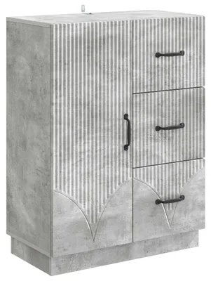 Produktbild von Maison Exclusive - Sideboard Betongrau 66 x 34,5 x 87 cm Holzwerkstoff