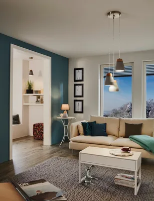 Produktbild von EGLO Tarega, Flexible Halterung, Braun, Grau, Braun, Grau, Stahl, Beton, Holz, Drinnen