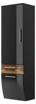 Produktbild von Posseik Hochschrank, anthrazit-walnuss, 40 cm