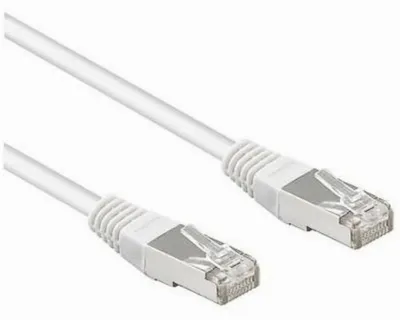 Immagine prodotto di Cavo patch RJ45 con cavo CAT 7 grezzo PIMF bianco 3 m
