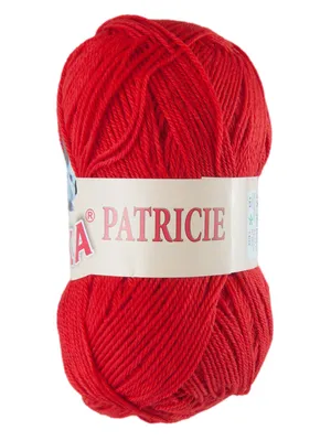 Produktbild von 50g Strickgarn Patricie by Vlnika Garn Wolle Strickwolle Sommergarn Farbwahl, Farbe:rot