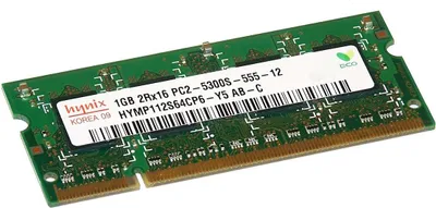 Obrázok produktu pre RAM pre notebook: 1 GB Hynix HYP112S64Cp6-Y5 AB PC2-5300S-555-12 [10918]