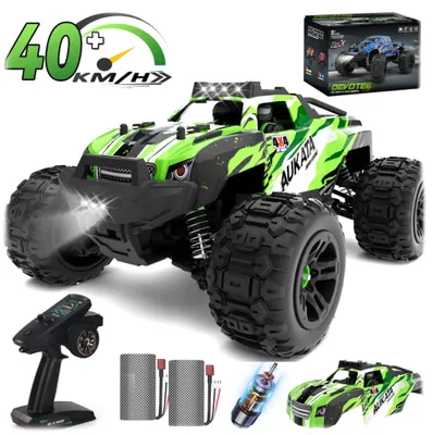 Produktbild von COIL RC-Buggy, Ferngesteuertes Auto, Spielzeugauto, Geländewagen, ab 8 Jahren, Head-up-Räder, LED, 4x4, 1:18, 2,4 GHz, bis zu 36 km/h, Grün