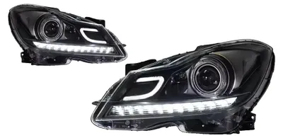 Imagen del producto de Conjunto de faros, lente Bi-Xenon, intermitentes dinámicos, compatible con sistemas de xenón originales