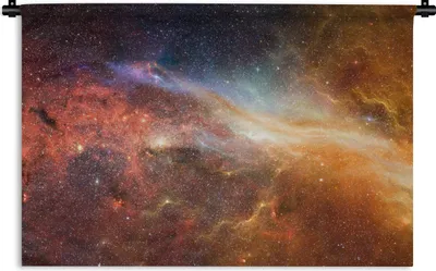 Produktbild von MuchoWow® Wandteppich Wandbehang Weltraum - Sterne - Farben 120x80 cm Tapisserie Dekoration Wandtuch - Wanddekorationen - Wandtücher