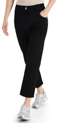 Productafbeelding van Cecil broek, slim fit, mid-waist, casual model, zwart, maat 25