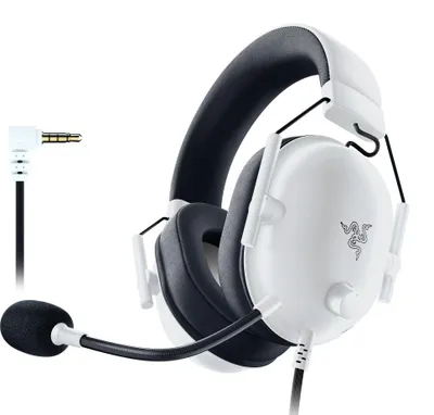 Produktbild von Razer Blackshark V2 X, Kabelgebunden, 12 - 28000 Hz, Gaming, 240 g, Kopfhörer, Schwarz, Weiß