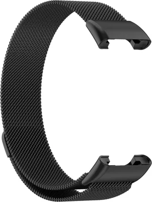 Produktbild von BStrap Milanese Armband für Xiaomi Mi Band 7 Pro, black