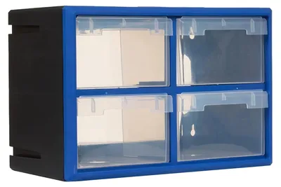 Image de Armoire de rangement 4 tiroirs pour petites pièces